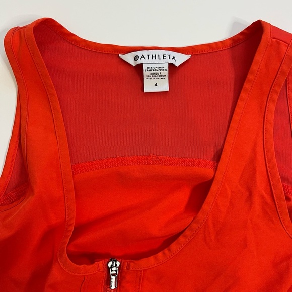 Athleta Expedition Dress Bright Orange Size 4 - Picture 3 of 10